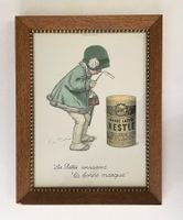 Nestlé Kindermehl - Alte Rahmenwerbung / Réclame 1930