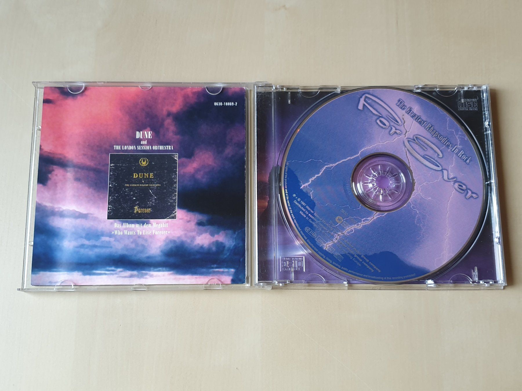 CDs: The Greatest Rhapsodies in Rock For Ever – D'occasion à Stansstad par collectorsshop 2