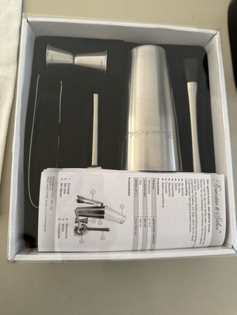 Cocktail Shaker Set, 6-teilig, Edelstahl, Neuwertig!