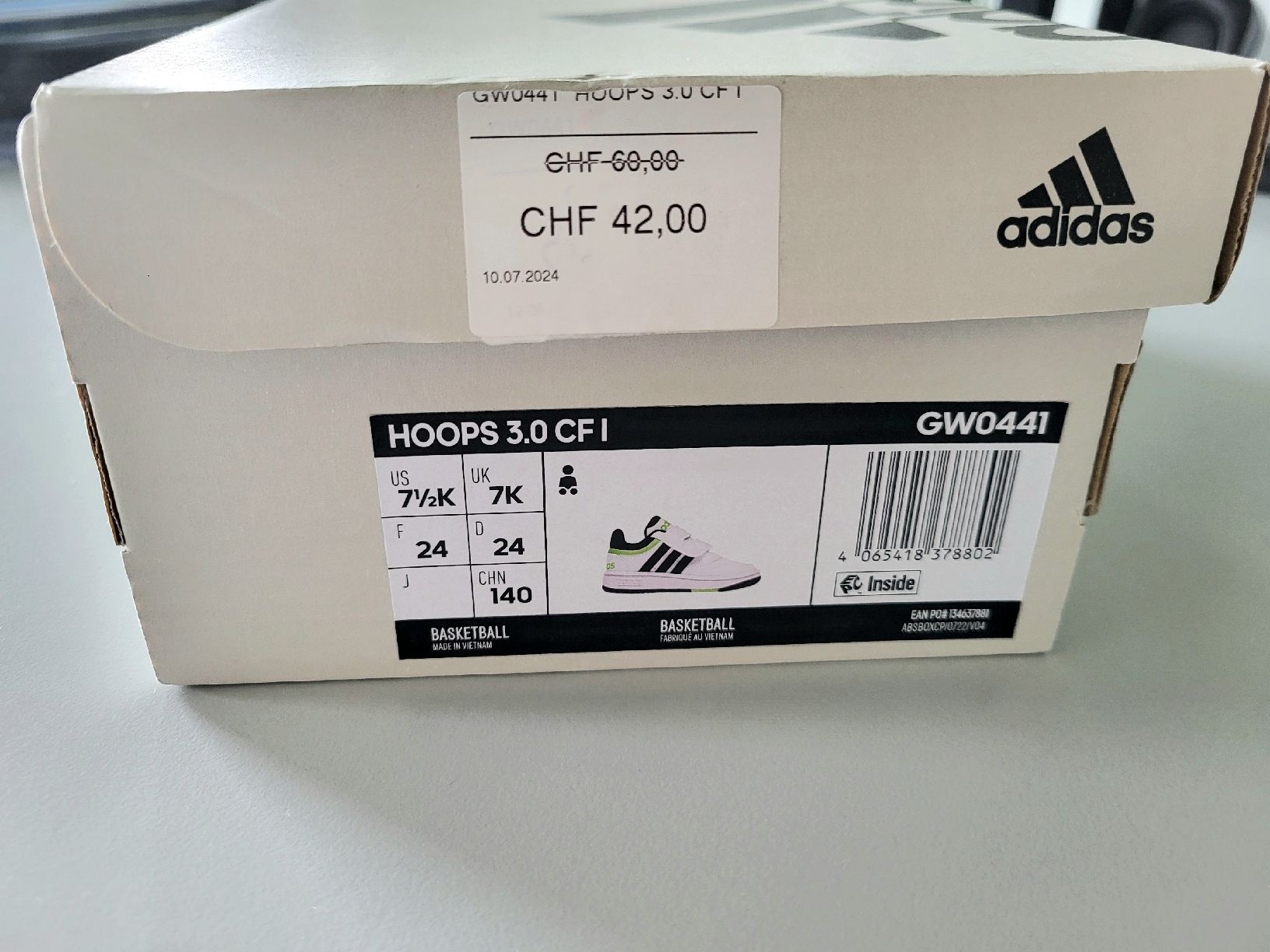 Adidas Schuhe für Jungen: Adidas Schuhe Gr. 24 NEU & Originalverpackt – Neu und originalverpackt aus Ballwil von Qws_hy777 4
