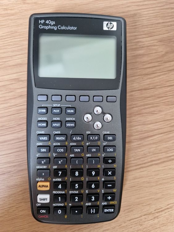 Taschenrechner HP 40gs Graphing Calculator Kaufen auf Ricardo