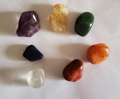 Minerali & Pietre curative: Chakra- Steine Set aus Peru – Nuovo (secondo la descrizione) da Lima- Peru venduto da Alpaka-Haus 2