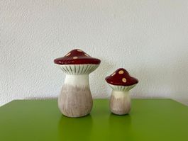 Keramik Pilzfiguren