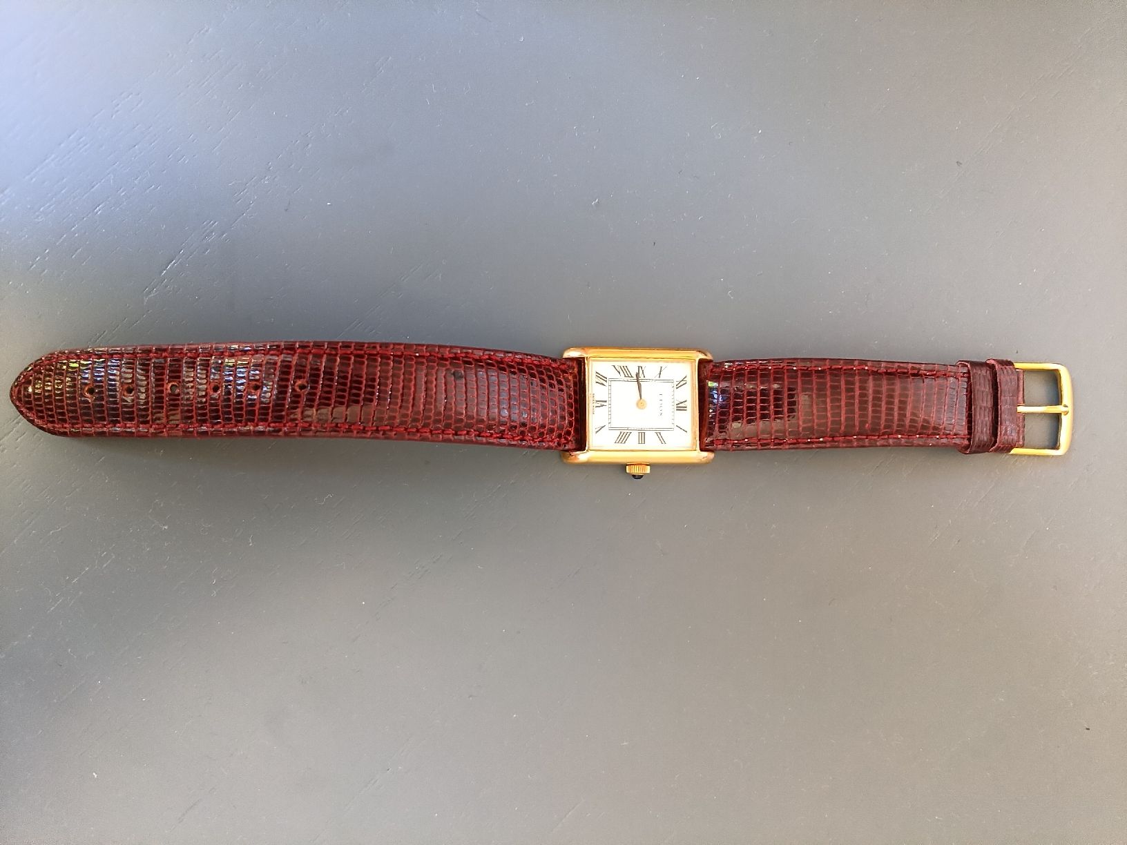 Edox Orologi: Beautiful Edox Tank Manual Winding – Usato da Uitikon Waldegg venduto da Alis_Stelian_Nenkov 2