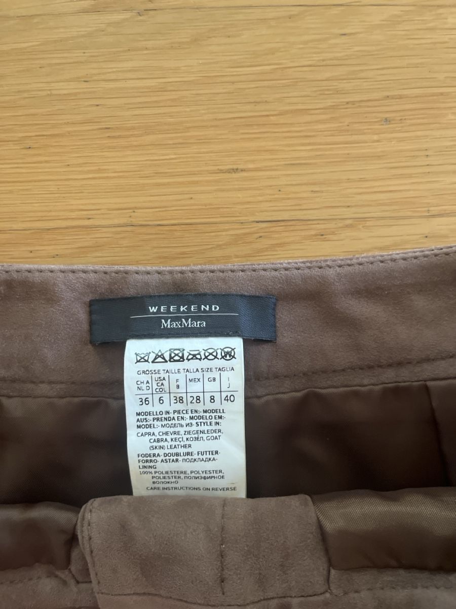 Max Mara Gonne: Max Mara Weekend Wildleder Minirock, Gr. 36, Top! – Usato da Zürich venduto da zoe_6fqm 2