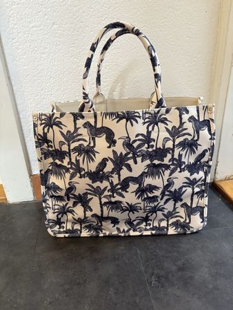 Tasche/Shopper mit Dschungel Motiv nur 1x gebraucht
