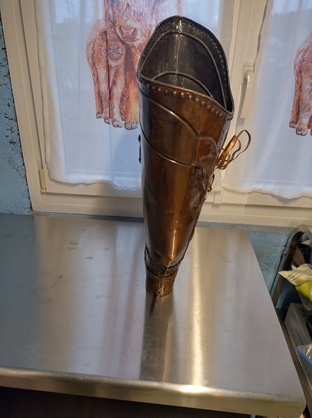 Toutes les décorations: Kupfer Westernstiefel – D'occasion à Altbüron par bestatter12 3