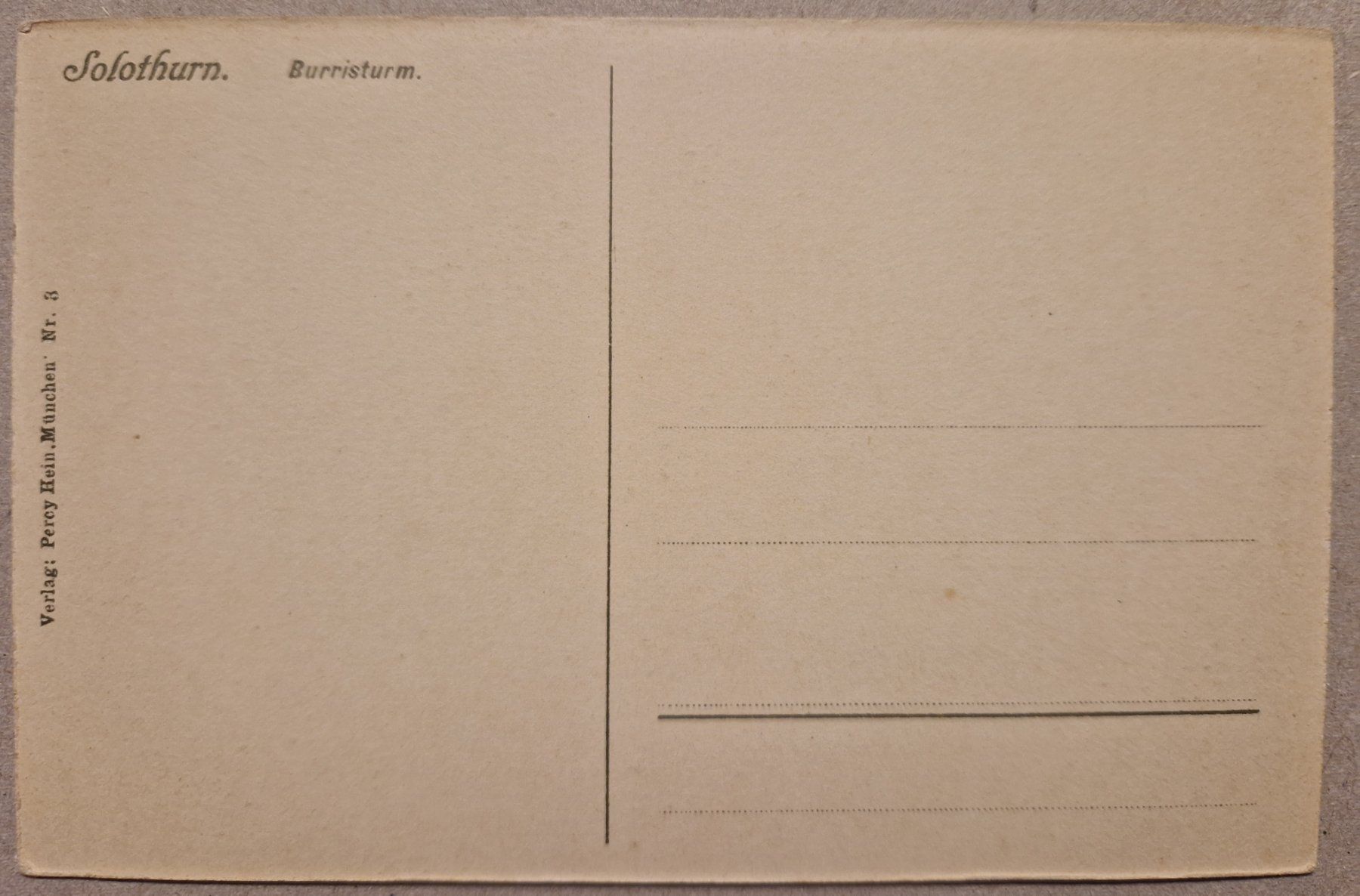 Cartoline postali: Solothurn Burristurm top – Nuovo (secondo la descrizione) da Melchnau venduto da Fishel 1