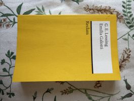 Buch Emilia Galotti G. E. Lessing Reclam Verlag neu