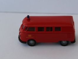 VW T1, DB Bahnfeuerwehr, Bus, Brekina, HO, Neu