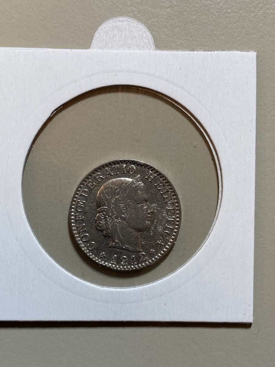 Toutes les monnaies: Suisse - 20 centimes - 1912 – D'occasion à Payerne par Mike1682 1