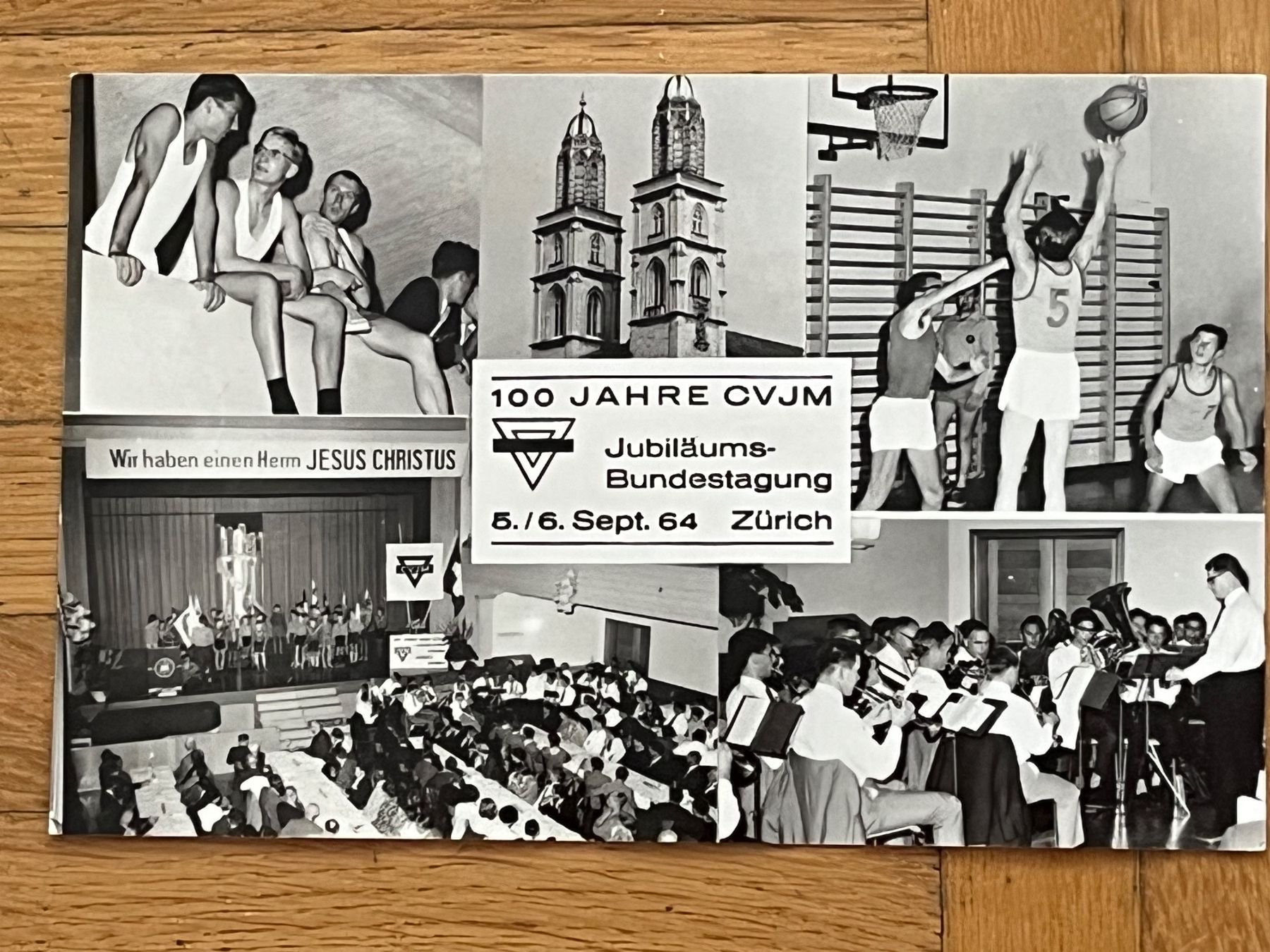 Ansichtskarten: 100 Jahre CVJM, 1964 – Gebraucht aus Romanshorn von luxcollect