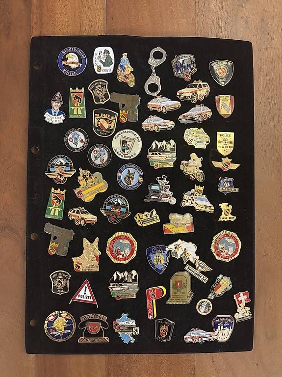 Plaketten & Abzeichen: Polizei Pin – Gebraucht aus Aristau von PP_swiss