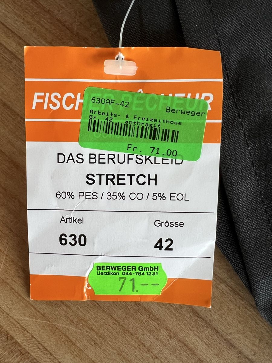 Pantaloni: Fischer Pêcheur Arbeitshose 42 – Nuovo (secondo la descrizione) da Jonen venduto da Jeeezer 1