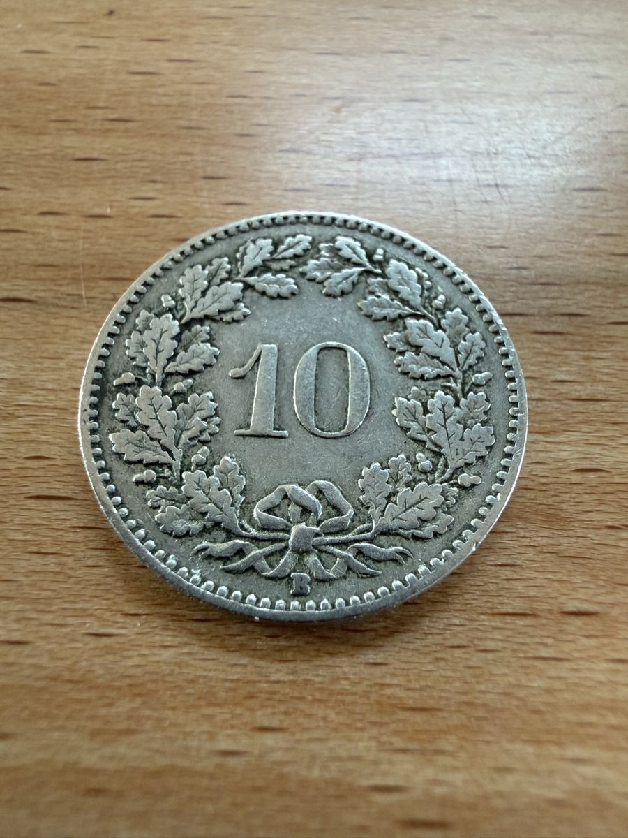 Alle Münzen: 10 Rappen Münze 1911 – Gebraucht aus Grenchen von Bastet007 3