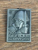 Originale Defilee 4. Division 1935 Medaille / Anstecker (49)