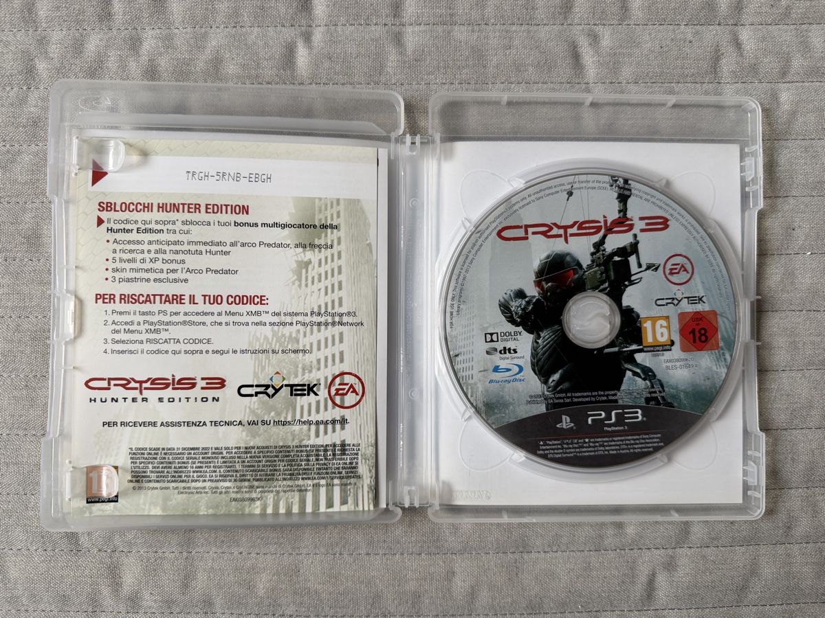 Sony Giochi: Crysis 3 (IT) für PS3 – Usato da Thunstetten venduto da Virus_33 1