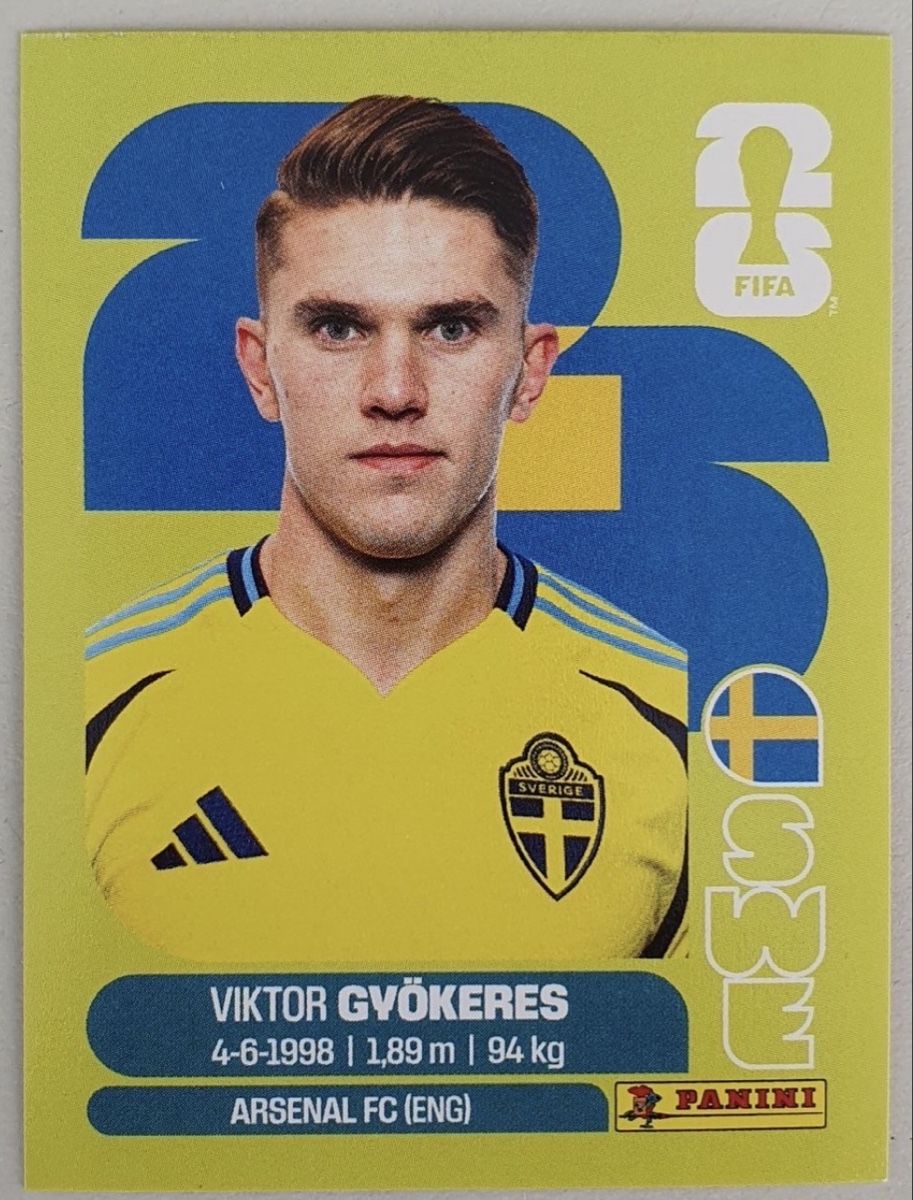 Panini Carte collezionabili: Panini Viktor Gyökeres SWE 20 – Nuovo e nell'imballaggio originale da Le Mouret venduto da eri_z9l6