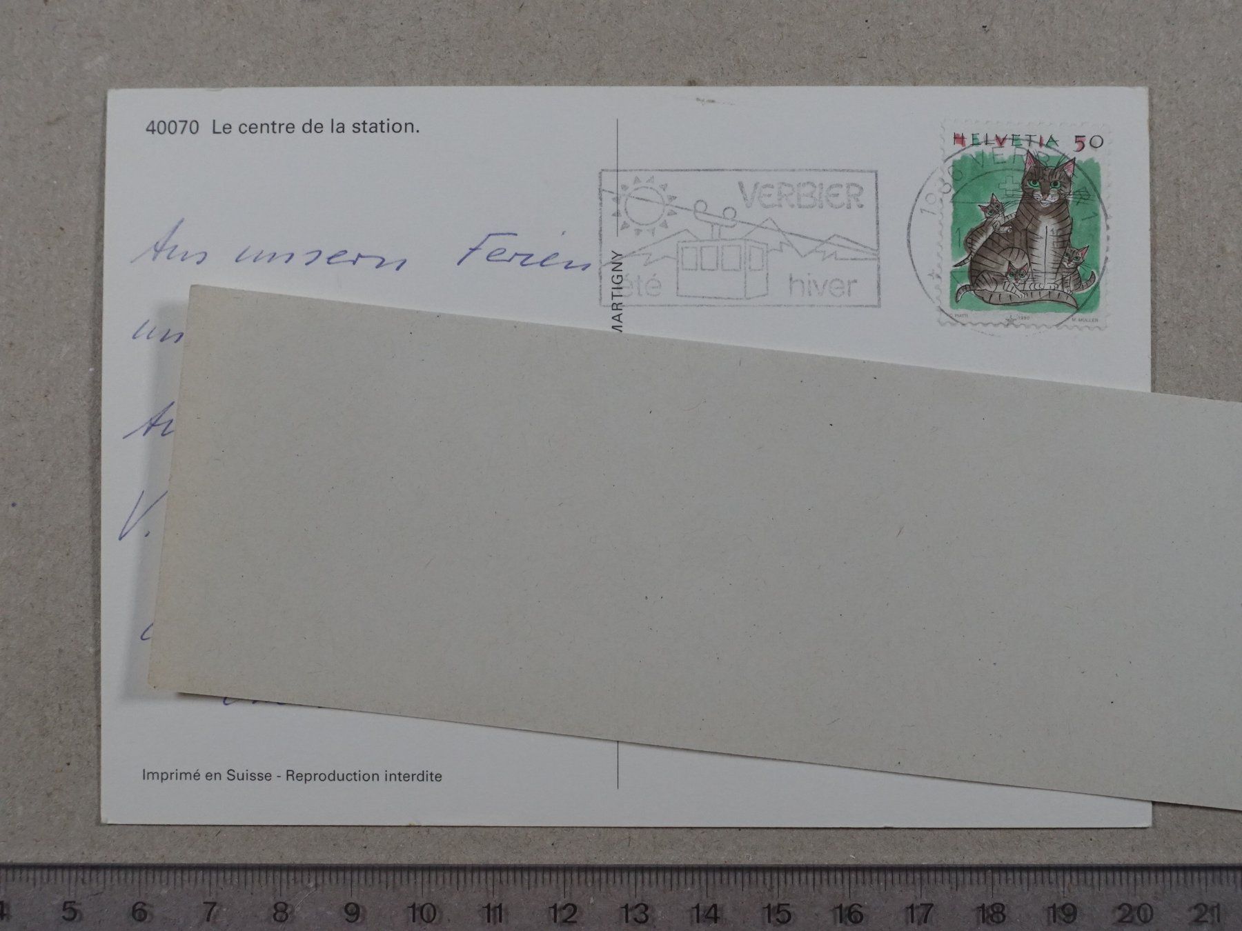 Cartes postales: Verbier, 1990 – D'occasion à Lenzburg par fh1 1