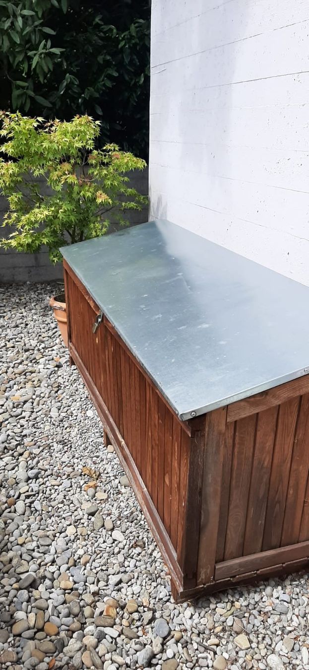 Box contenitori: Gerätetruhe - Gartenbox Holz – Usato da Hirzel venduto da Hazel8 1