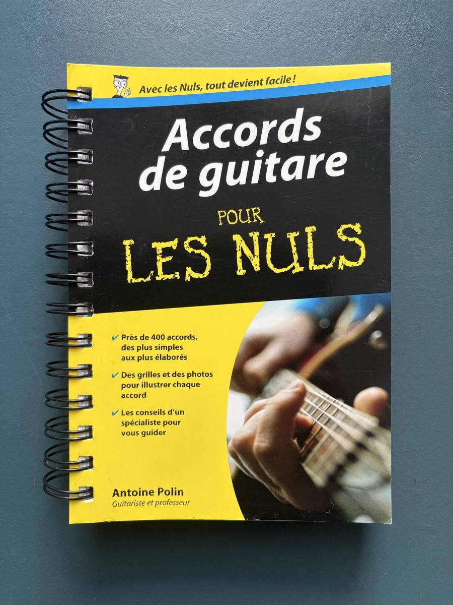 Libri: Accords de guitare pour les Nuls – Usato da Basel venduto da siisx