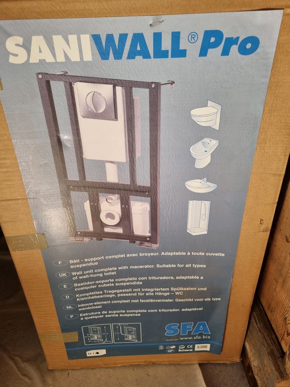 WC: Saniwall Pro Hebeanlage WC – Usato da Rüti ZH venduto da Fideris100