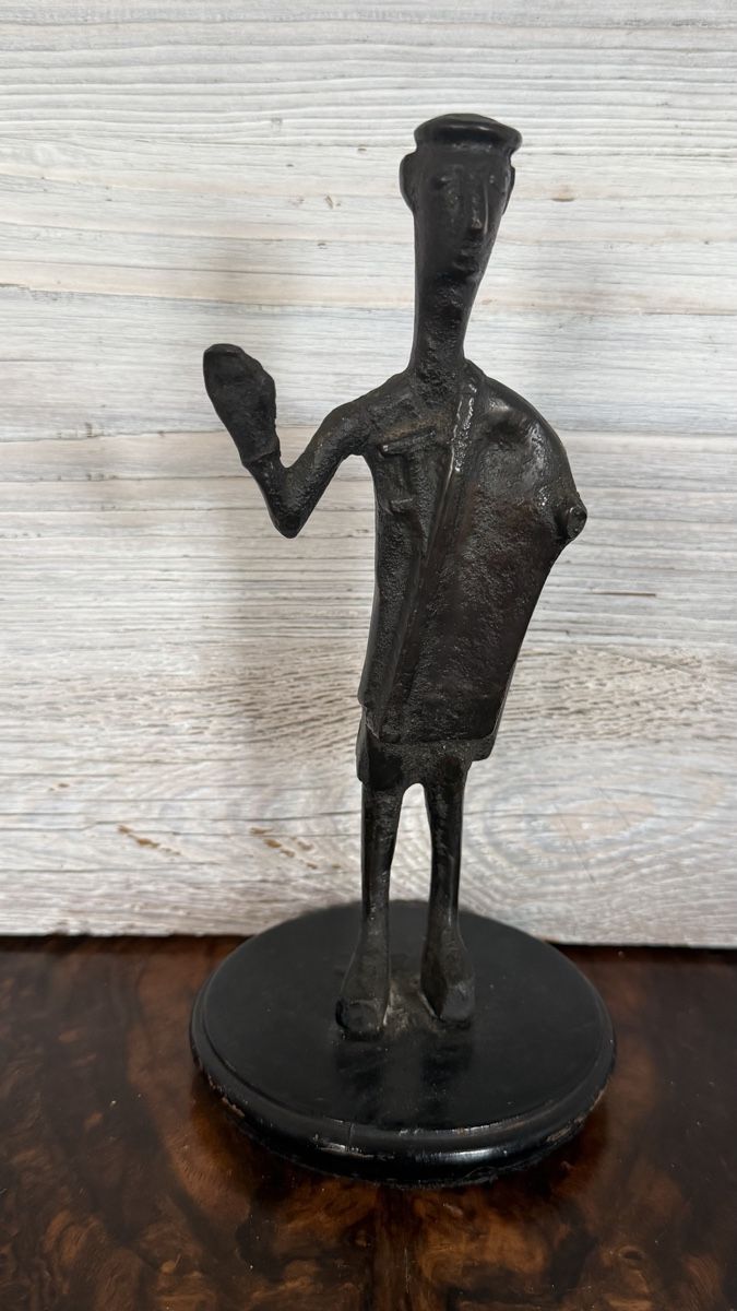 Figuren: Bronze Statuette Krieger – Gebraucht aus Riedholz von Frettchen63