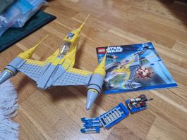 Lego star wars 7877 Naboo Starfighter (manque un droide)
