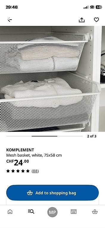 Armoires: Ikea komplement – Neuf avec emballage d'origine à Basel par mon_ybj9 1