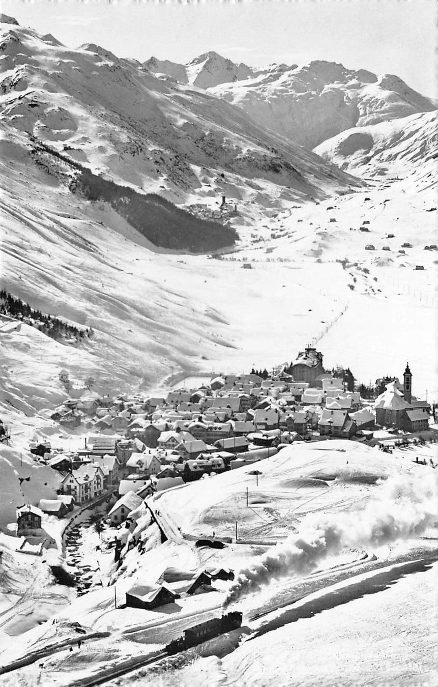 Cartoline postali: Andermatt  Furka Bahn – Usato da Bichelsee venduto da Gloeckner