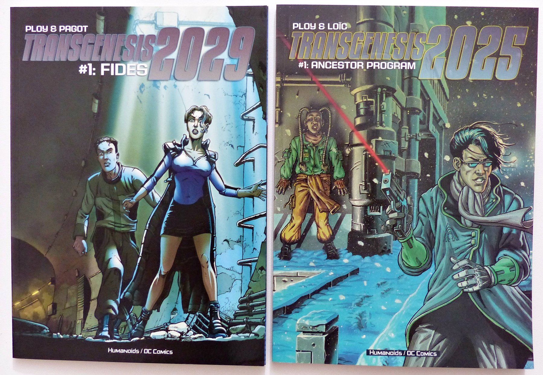 Fumetti: TRANSGENESIS 2029 & 2025 PREQUEL DC HUMANOIDS 2004-5 – Usato da Lugano venduto da YouWantUS