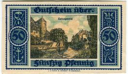 Notgeld "50 Pfennig. Hannover 1921"