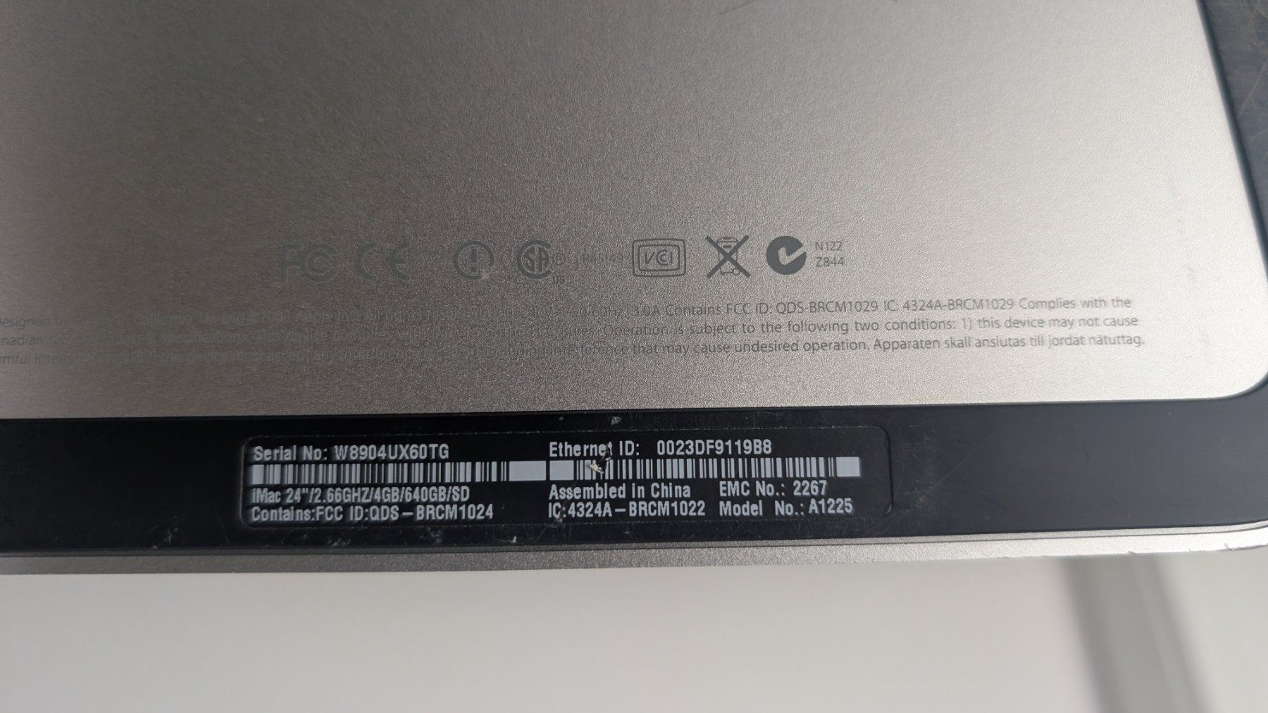 Apple PC: iMac 9,1 (ohne HD) – Usato da Zürich venduto da axolottchen 7