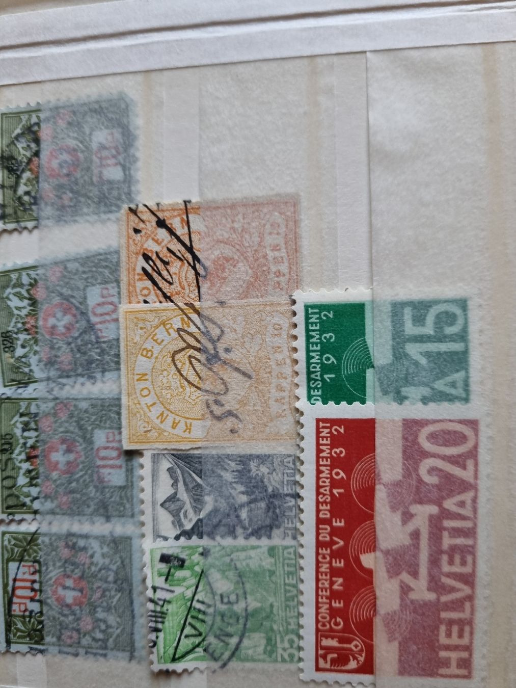 Alle Briefmarken: KLEINE SAMMLUNG SCHWEIZ - AB STRUBEL – Gebraucht aus Heimenschwand von rog_p7h9 3