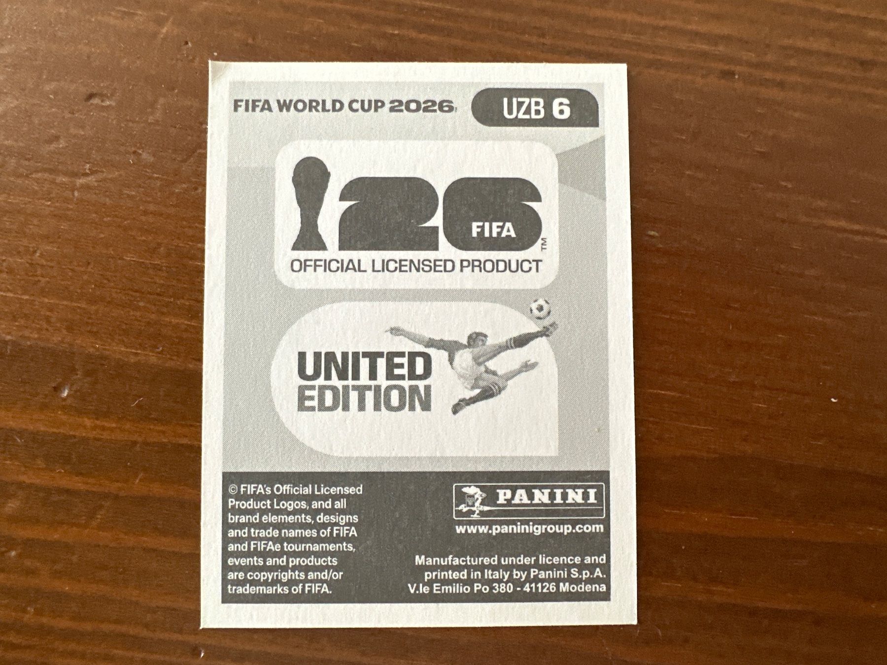 Panini Carte collezionabili: Panini UZB 6 FIFA World Cup 2026 – Nuovo e nell'imballaggio originale da Würenlos venduto da gtvlady_82 1