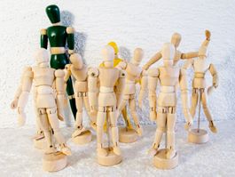 GELENKFIGUR HOLZ Gliederpuppe Figur 10 Stück