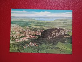 Hohentwiel Singen Flugaufnahme mit Bodensee ältere Edition