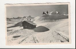 AK 1937  - Kirche im Schnee GR - Verschickt aus Rorschach