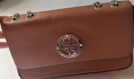 Guess Open Road Mini Crossbody Sac à main Cognac Comme neuf
