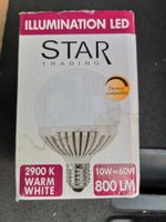 LED Star Lampe Erstzbirne E27, 2900 K, 800 lm, 9W = 60W
