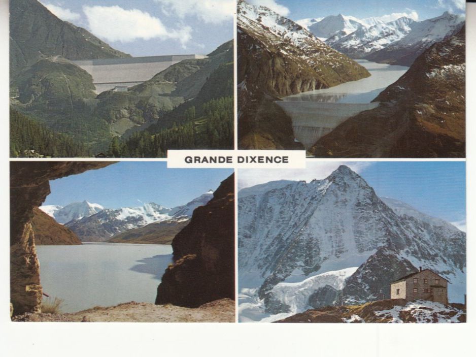 Cartoline postali: Grande Dixence ca. 1980 – Usato da Bürglen TG venduto da StampGraf