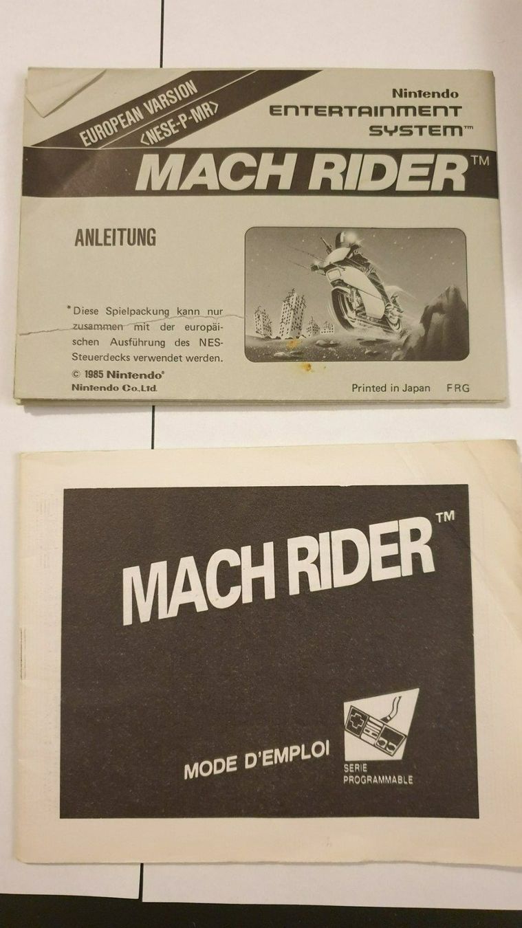 Nintendo Spiele: Mach Rider Programmable Series NES OVP – Gebraucht aus Rain von  3