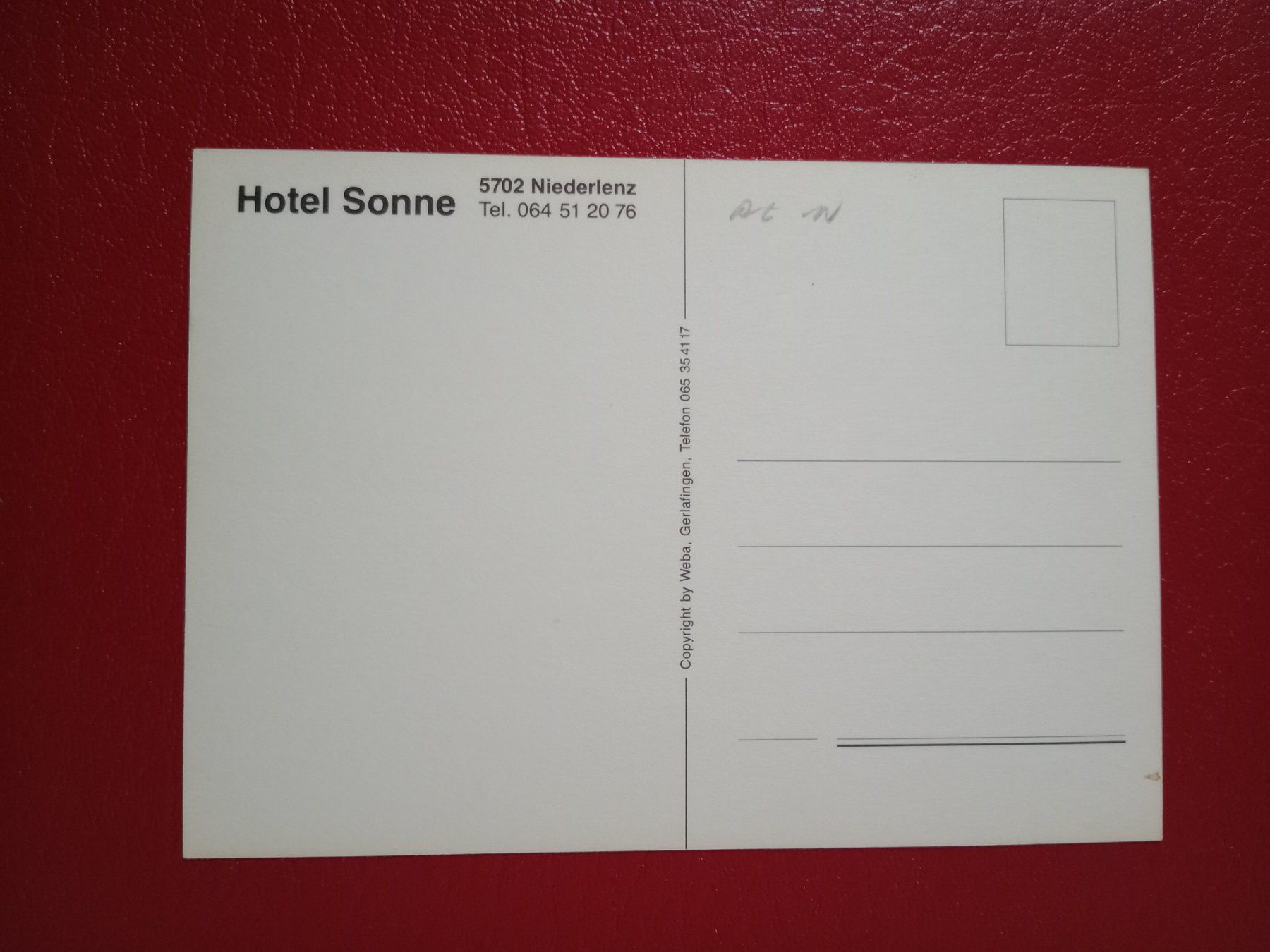 Cartoline postali: Niederlenz Aargau Hotel Sonne – Usato da Küttigen venduto da Melisch1000 1