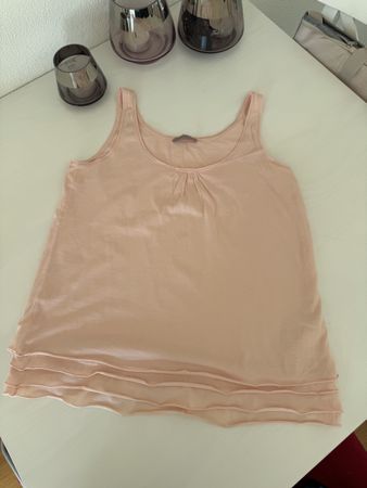Süsses Top Schumacher rosa S/M mit Volants