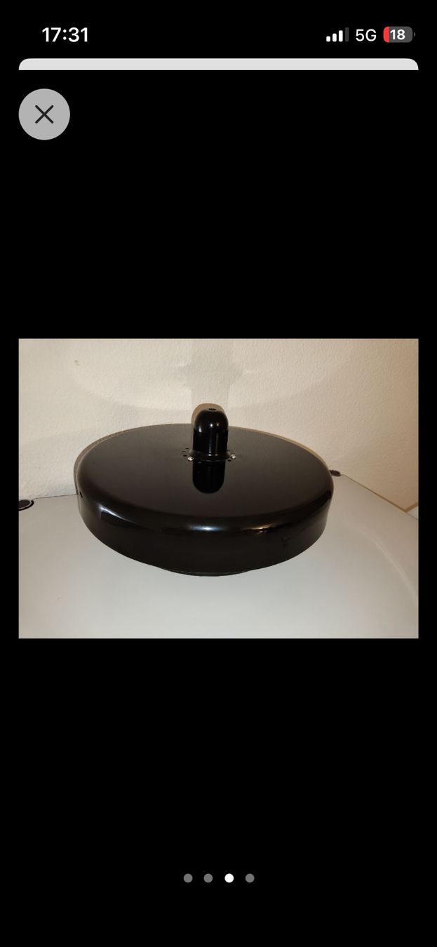 Lampadari & plafoniere: Schwarze Design Lampe, ein echter Hingucker - Neuwertig – Usato da Lausanne venduto da cdimartino 2