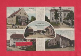 Gruss aus Lanzenneunforn 5-Bild Ansichtskarte koloriert