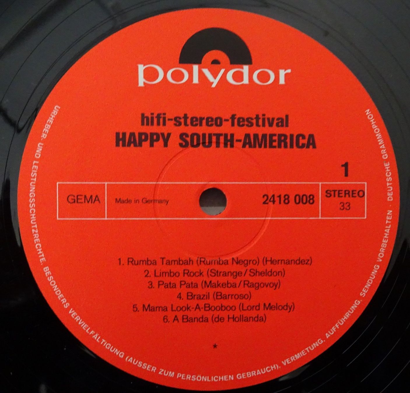 Dischi in vinile: Happy South Amerika – Usato da Langenthal venduto da calicut 3