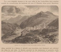 Airolo + Tamins  :   altes Bild (Xylographie?)