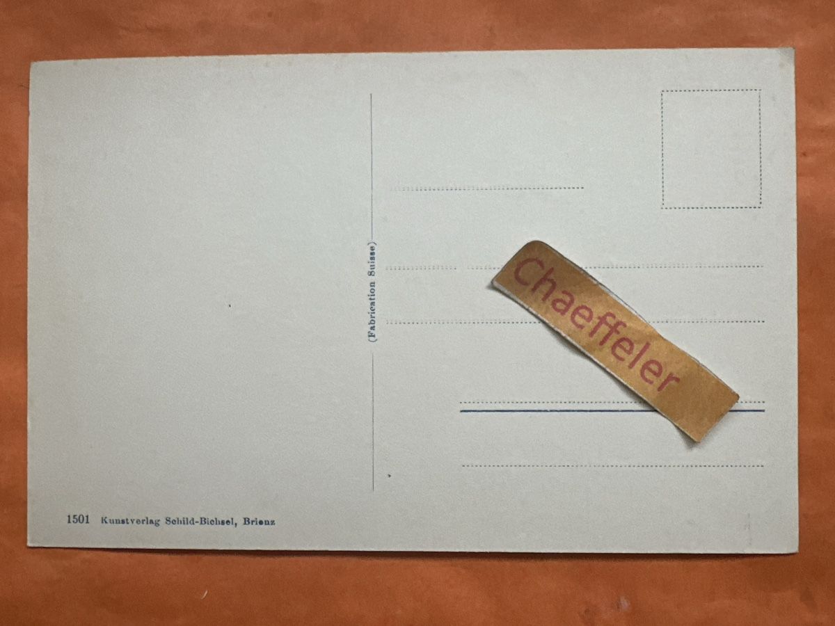 Cartoline postali: Alte Ansichtskarte Grindelwald, Viescherhorn, ca. 1950. – Usato da Zürich venduto da Chaeffeler 1