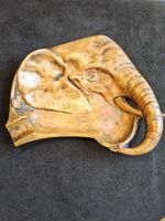 Antike Wiener Bronze Elefantenkopf ca 1870 Gründerzeit